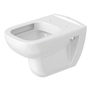 Duravit 25700920002 - piekaramais Rimless WC D-CODE, keramika/glancēta balta