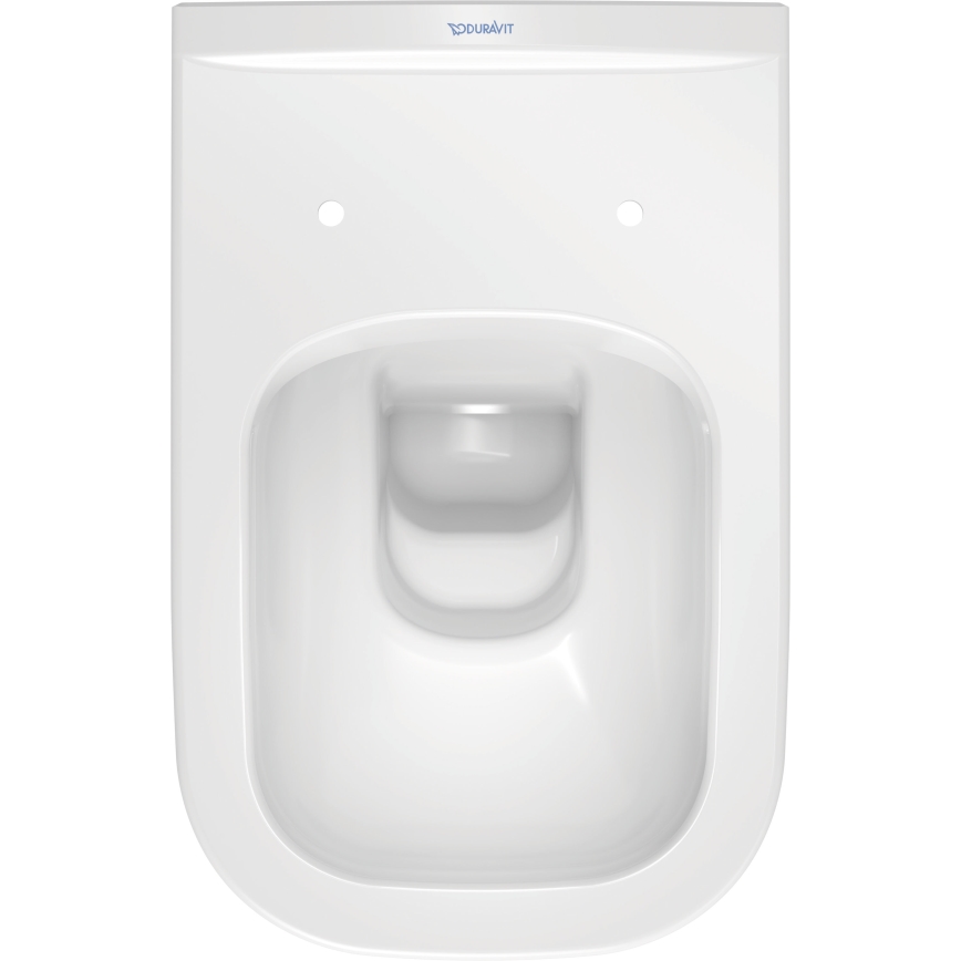 Duravit 25700920002 - piekaramais Rimless WC D-CODE, keramika/glancēta balta