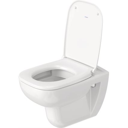 Duravit 25700920002 - piekaramais Rimless WC D-CODE, keramika/glancēta balta