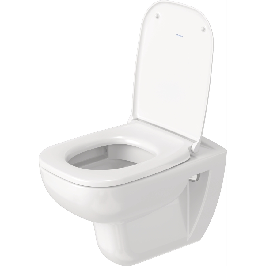 Duravit 25700920002 - piekaramais Rimless WC D-CODE, keramika/glancēta balta