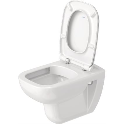 Duravit 25700920002 - piekaramais Rimless WC D-CODE, keramika/glancēta balta