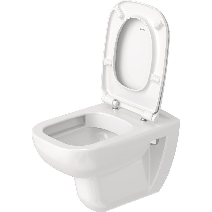 Duravit 25700920002 - piekaramais Rimless WC D-CODE, keramika/glancēta balta