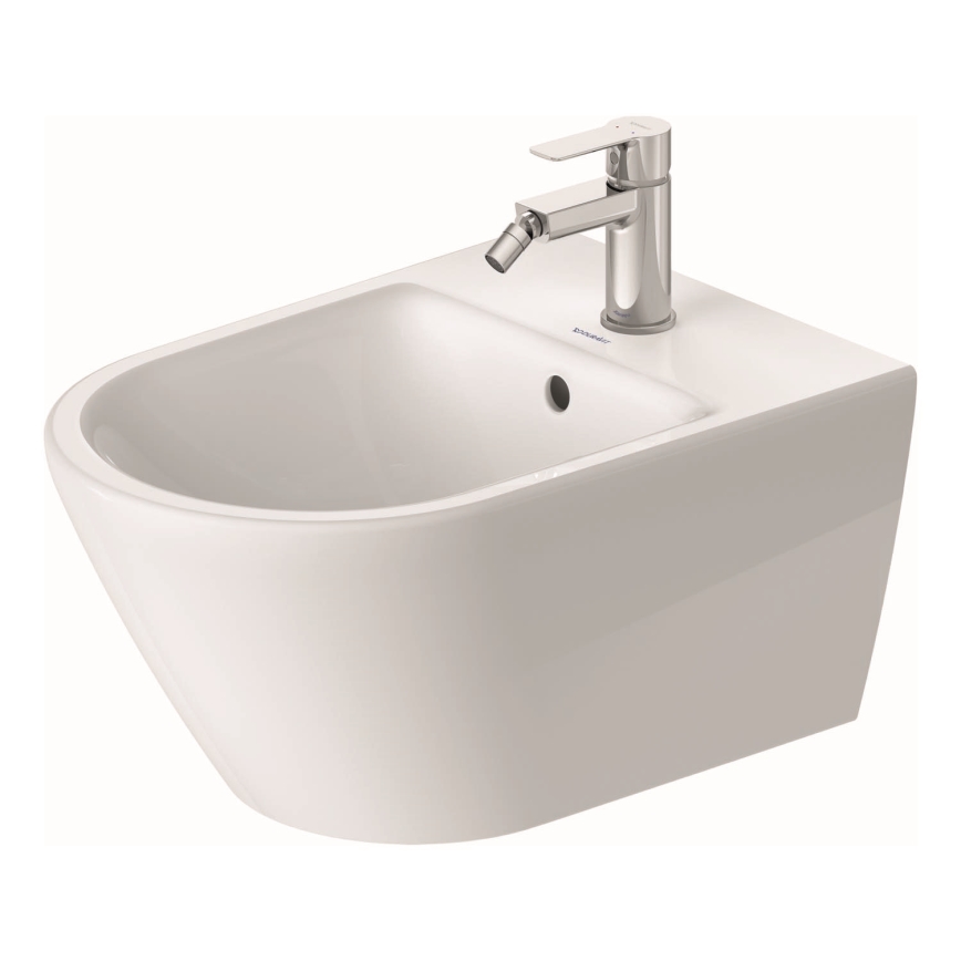 Duravit 27271500002 - pie sienas piestiprināma bide D-CODE, keramika, spīdīgi balta