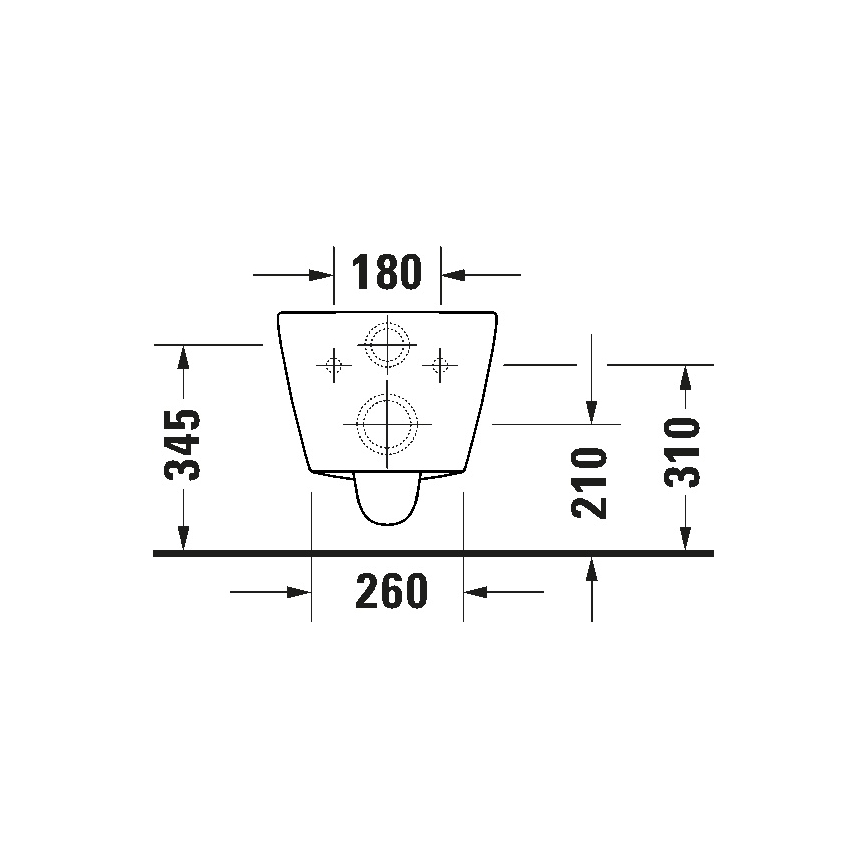 Duravit 29030900212 - karājamais WC bez apmales D-CODE, keramika / spīdīgi balta