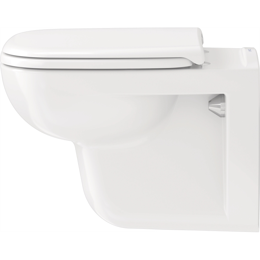 Duravit 45350900A1 - Sienas piestiprināms WC ar SoftClose sēdekli D-CODE keramika/glancēta balta