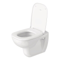 Duravit 45350900A1 - Sienas piestiprināms WC ar SoftClose sēdekli D-CODE keramika/glancēta balta
