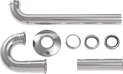 Duravit 50260000 - Izlietnes sifons UNIVERSAL spīdīgs hroms