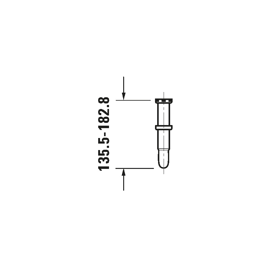 Duravit 50260000 - Izlietnes sifons UNIVERSAL spīdīgs hroms