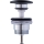 Duravit 50791300 - Izlietnes aizbāžnis PUSH-OPEN Ø 6,5 cm, matēts antracīts