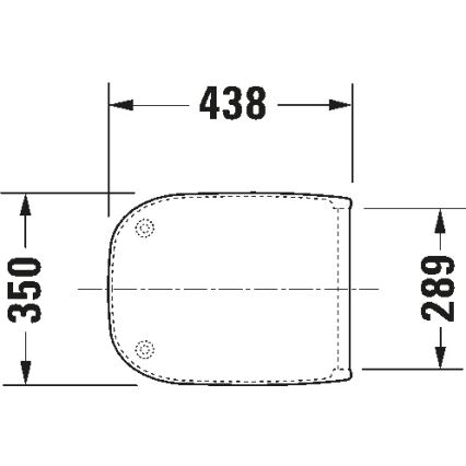 Duravit 67390099 - Tualetes sēdeklis SoftClose D-CODE 35x43,8 cm balts