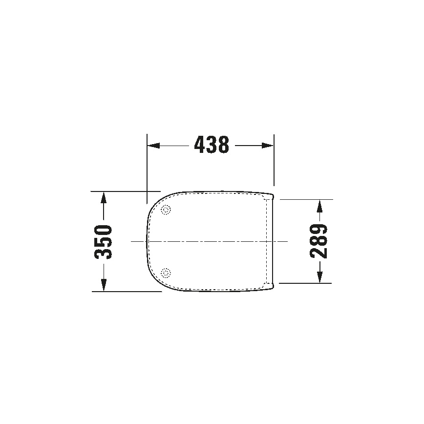 Duravit 67390099 - Tualetes sēdeklis SoftClose D-CODE 35x43,8 cm balts