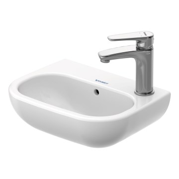 Duravit 7053600082 - sienas uzstādāma izlietne D-CODE 36x27 cm, spīdīgi balta keramika