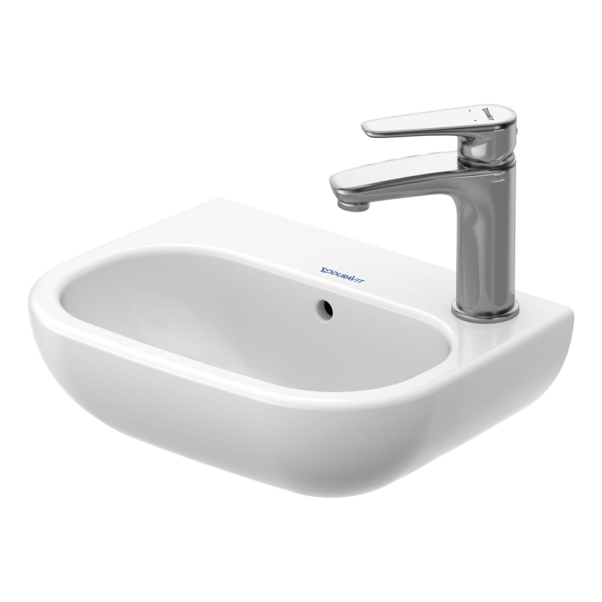 Duravit 7053600082 - sienas uzstādāma izlietne D-CODE 36x27 cm, spīdīgi balta keramika