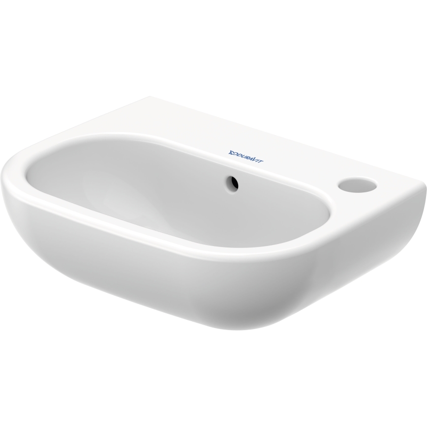 Duravit 7053600082 - sienas uzstādāma izlietne D-CODE 36x27 cm, spīdīgi balta keramika