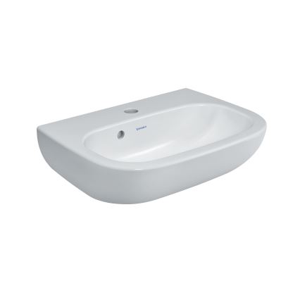 Duravit 7054500002 - Sienas piestiprināma izlietne D-CODE 45x34 cm keramika/spīdīga balta