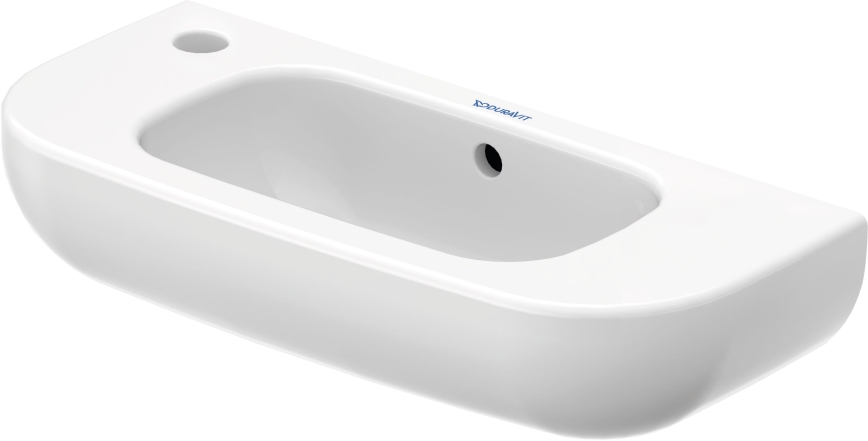 Duravit 7065000092 - Sienas stiprināma izlietne D-CODE 50x22 cm, keramika/spīdīgi balta