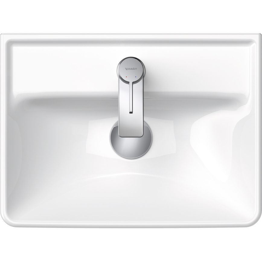 Duravit 738450041 - Pie sienas stiprināma izlietne D-NEO 45x33,5 cm keramika/spīdīgi balta