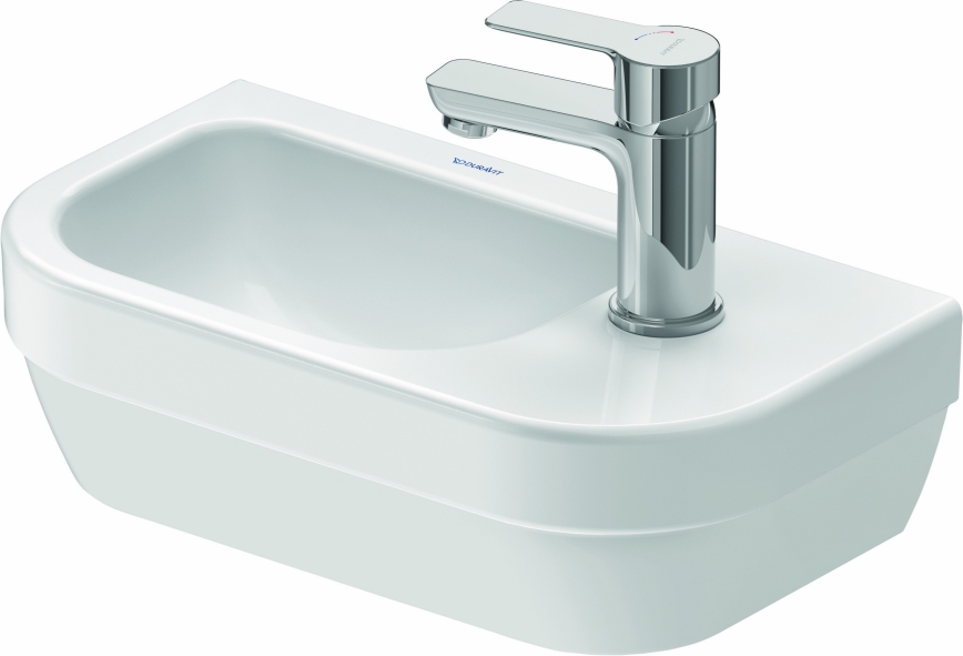 Duravit 7494000412 - D-CODE 40x22 cm pakarināmā izlietne, keramika/spīdīgi balta