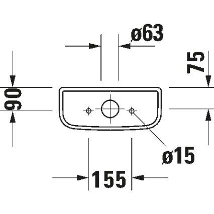 Duravit 927000004 - WC skalošanas cisterna D-CODE 6/3l keramika/balta