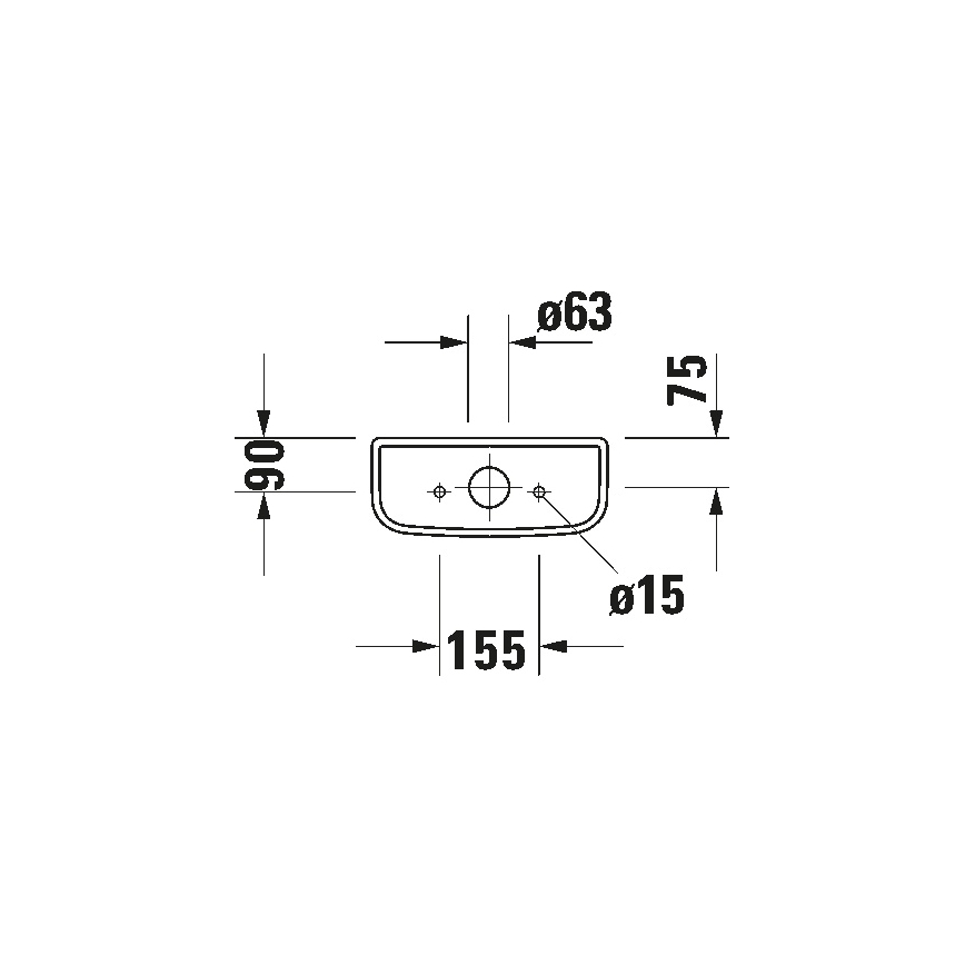 Duravit 927000004 - WC skalošanas cisterna D-CODE 6/3l keramika/balta