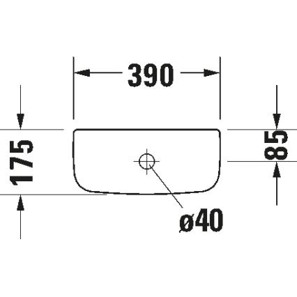 Duravit 927000004 - WC skalošanas cisterna D-CODE 6/3l keramika/balta