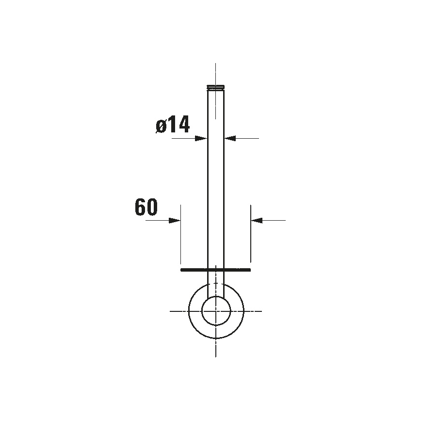Duravit 99151000 - D-CODE tualetes papīra turētājs, spīdīgs hroms