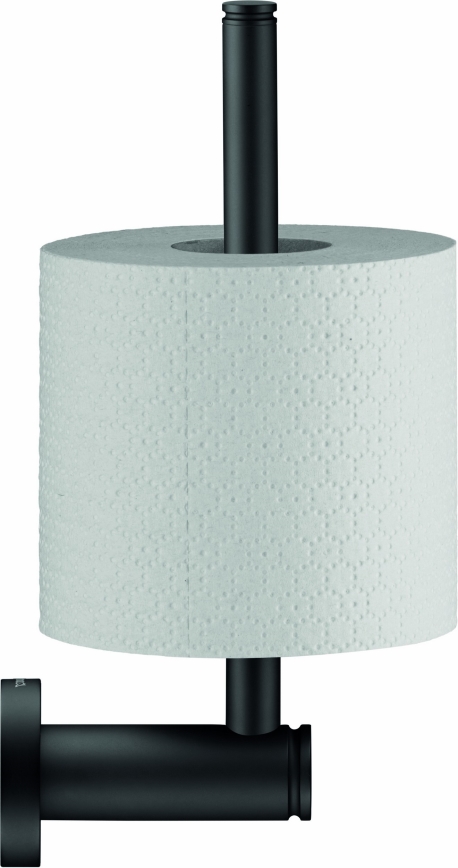 Duravit 99154600 - Tualetes papīra turētājs D-CODE matētā melnā krāsā