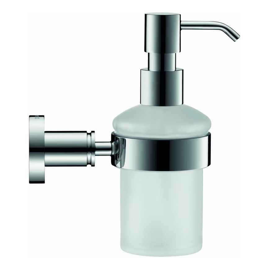Duravit 99161000 -Sienas uzstādāms ziepju dozators D-CODE 390 ml pienbaltas krāsas stikls/spīdīgs hroms