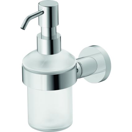 Duravit 99161000 -Sienas uzstādāms ziepju dozators D-CODE 390 ml pienbaltas krāsas stikls/spīdīgs hroms