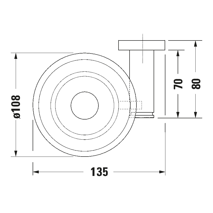 Duravit 99174600 - sienas ziepju trauks D-CODE, kreisais, matēts melns