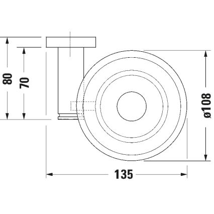 Duravit 99184600 - sienas uzstādāms ziepju turētājs D-CODE, labais, matēts melns