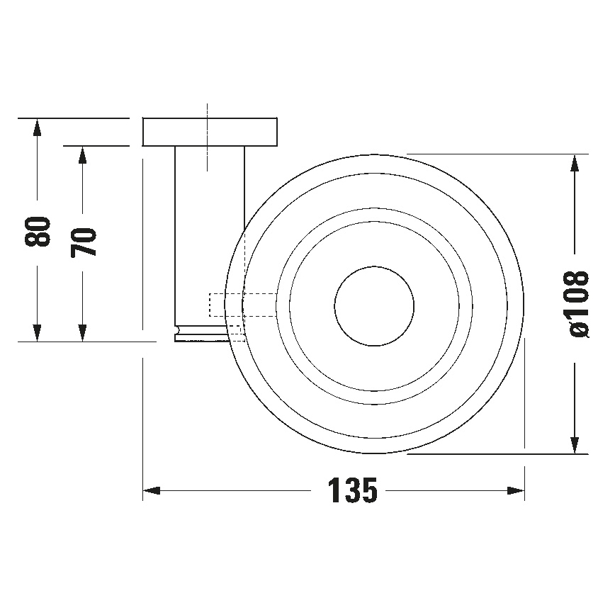 Duravit 99184600 - sienas uzstādāms ziepju turētājs D-CODE, labais, matēts melns