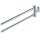 Duravit 99221000 - Sienas dvieļu pakaramais D-CODE 44,7 cm spīdīgs hroms