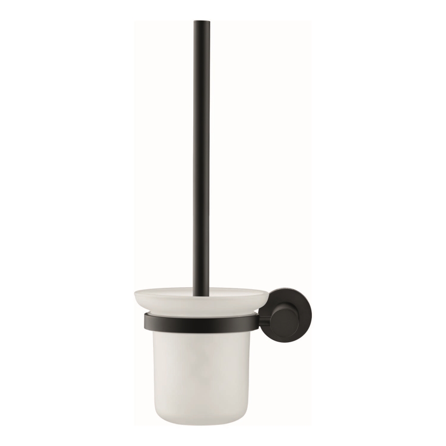 Duravit 99274600 - sienas WC birste D-CODE matēta melna