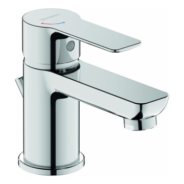 Duravit DC1013001010 - Izlietnes jaucējkrāns + notekas komplekts D-CODE spīdīgs hroms