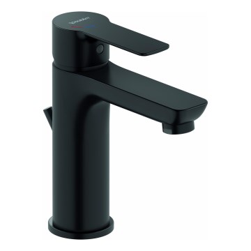 Duravit DC1023001046 - Izlietnes jaucējkrāns + noteces aizbīdnis D-CODE matētā melnā krāsā