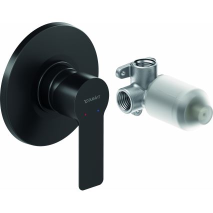 Duravit DC4210007046 - D-CODE dušas jaucējkrāns iebūvei, matēts melns