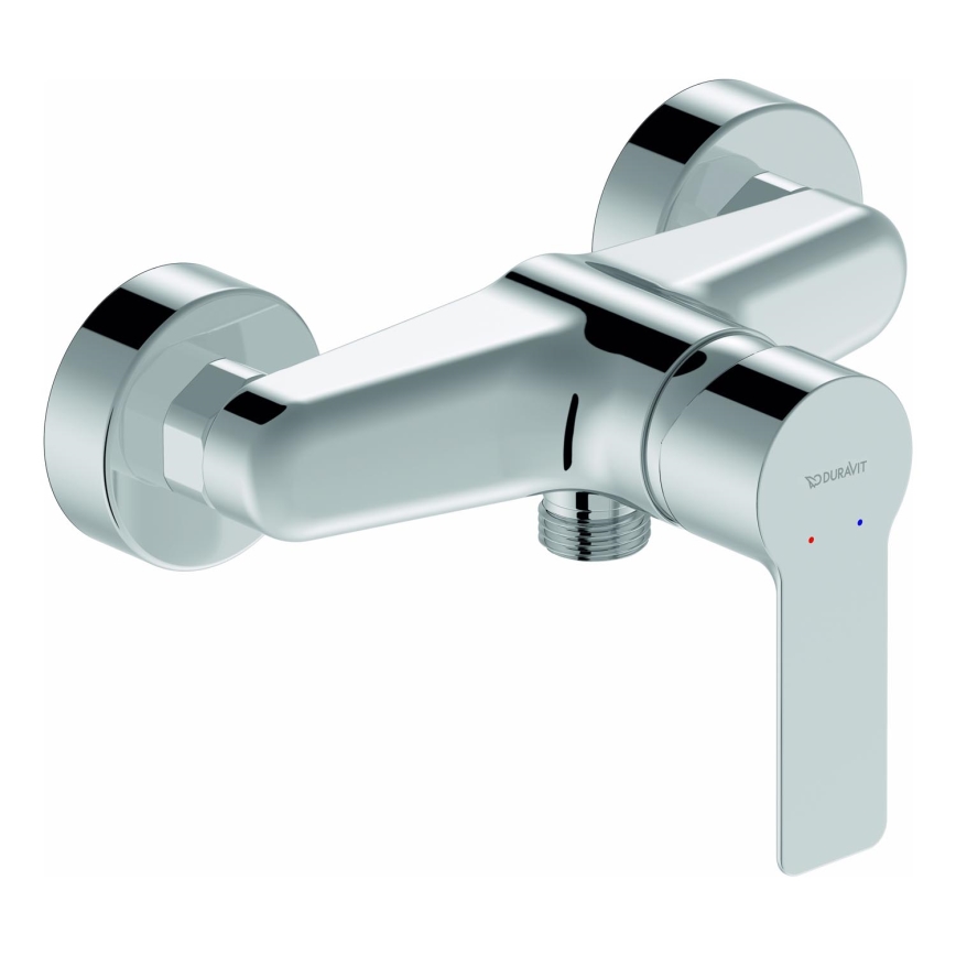 Duravit DC4230001010 - D-CODE sienas bidēta jaucējkrāns, pulēts hroms