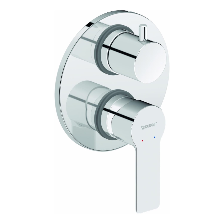 Duravit DC5210008010 - D-CODE dušas jaucējkrāns slēptai montāžai, spīdīgs hroms