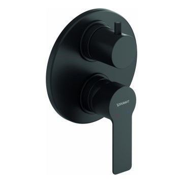 Duravit DC5210008046 - Iebūvējamais dušas jaucējkrāns D-CODE, matētas melnas apdares