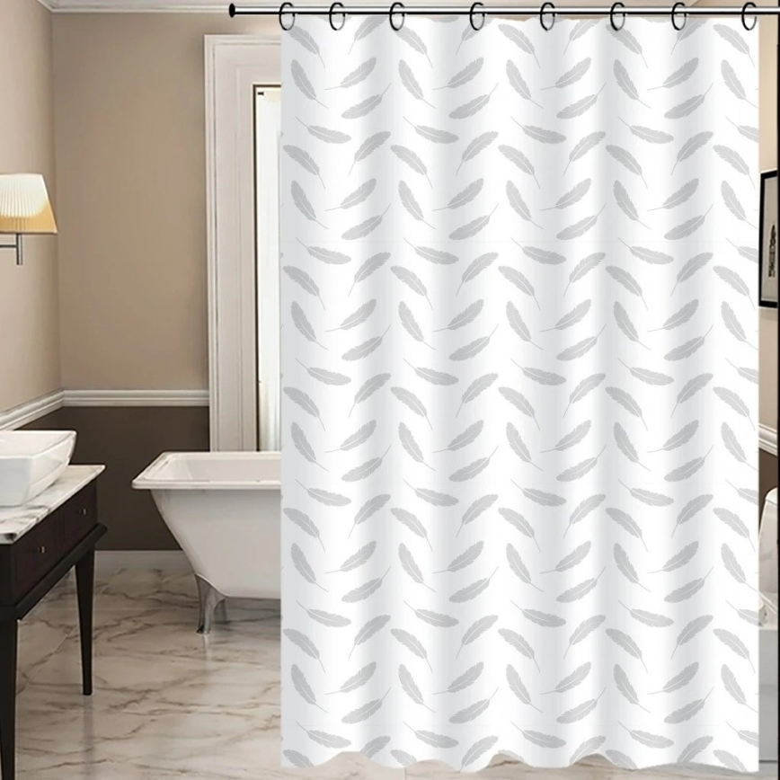 Dušas kabīne aizkars TORO PREMIUM 178x199 cm lapas