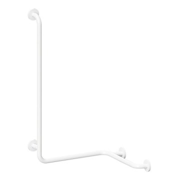 Dušas rokturis 66x118 cm, balts