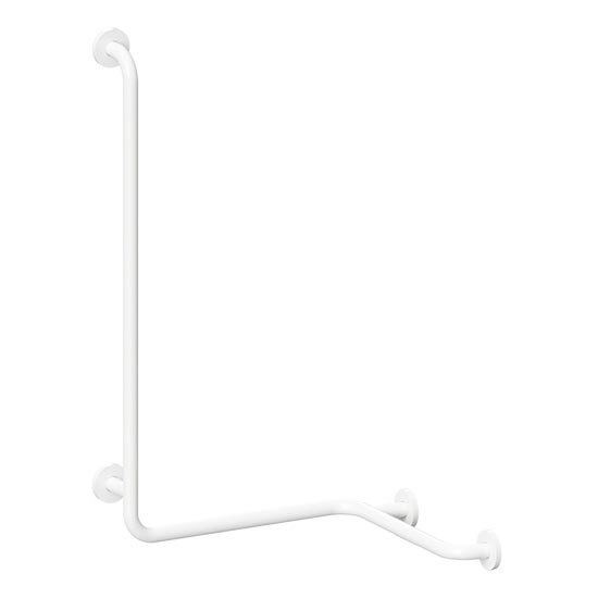 Dušas rokturis 66x118 cm, balts