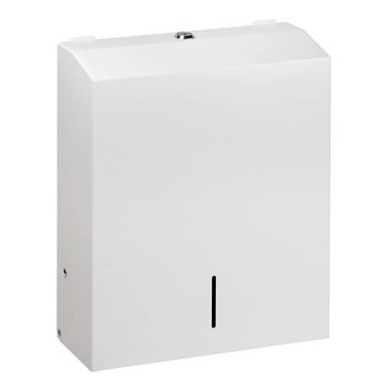 Dvieļu dozators 28x35 cm nerūsējošais tērauds/balts