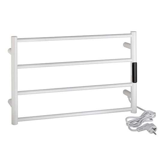 Dvieļu pakaramais 56x37 cm nerūsējošais tērauds/balts