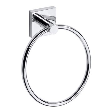 Dvieļu turētājs 16,8x18,8 cm, sudraba krāsā