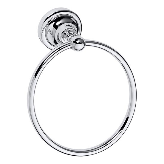 Dvieļu turētājs 16x19 cm sudraba