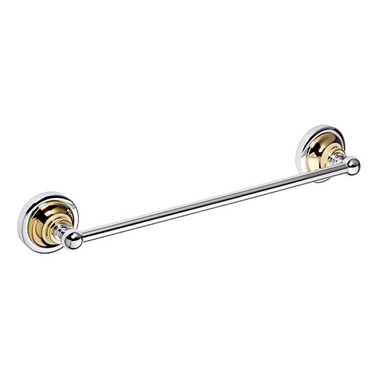 Dvieļu turētājs 36,5x6,5 cm sudraba/zelta