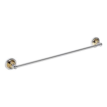 Dvieļu turētājs 66,5x6,5 cm sudraba/zelta