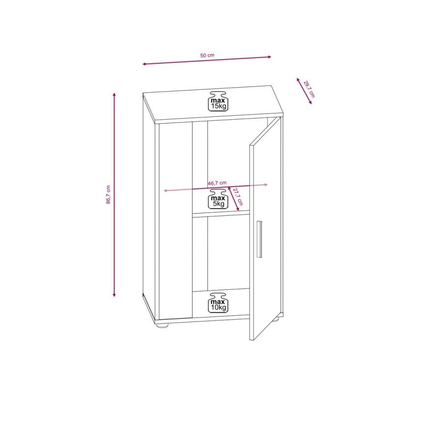 Dzīvojamās istabas sienas sekcija BRICK brūna/melna